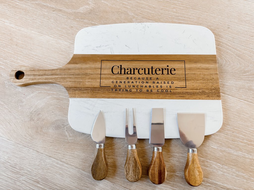 Charcuterie Board Boxed Gift Set