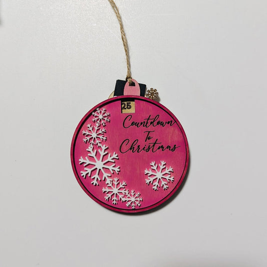 Ornament - Countdown to Christmas Snowflakes