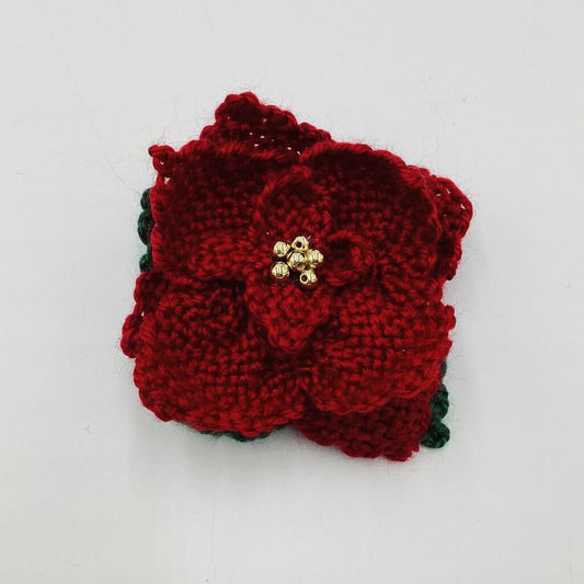 Jollie Poinsettia Brooch