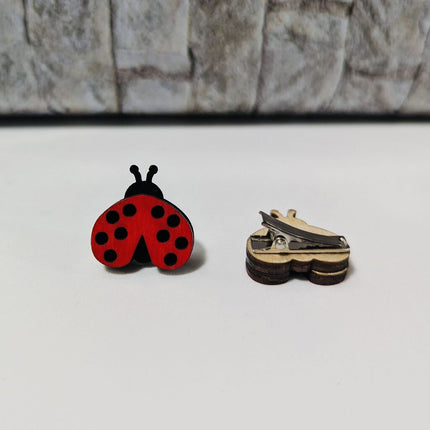 Hair Clips - 1 Ladybug