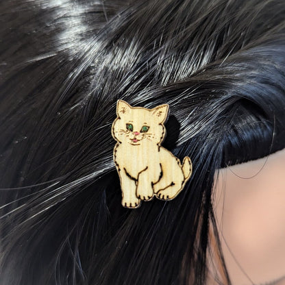 Hair Clip - Cat