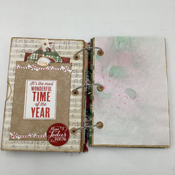 12 Days of Christmas handmade journal - view 5