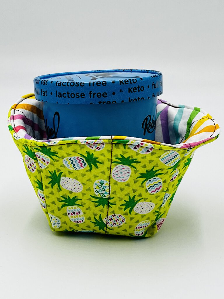 Reusable Ice Cream Cozy Pineapple