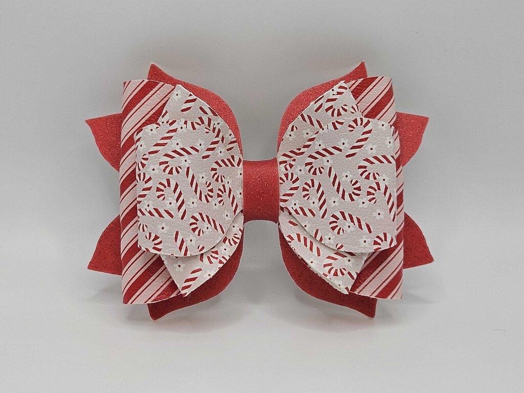 4" Bow - CandyCanes