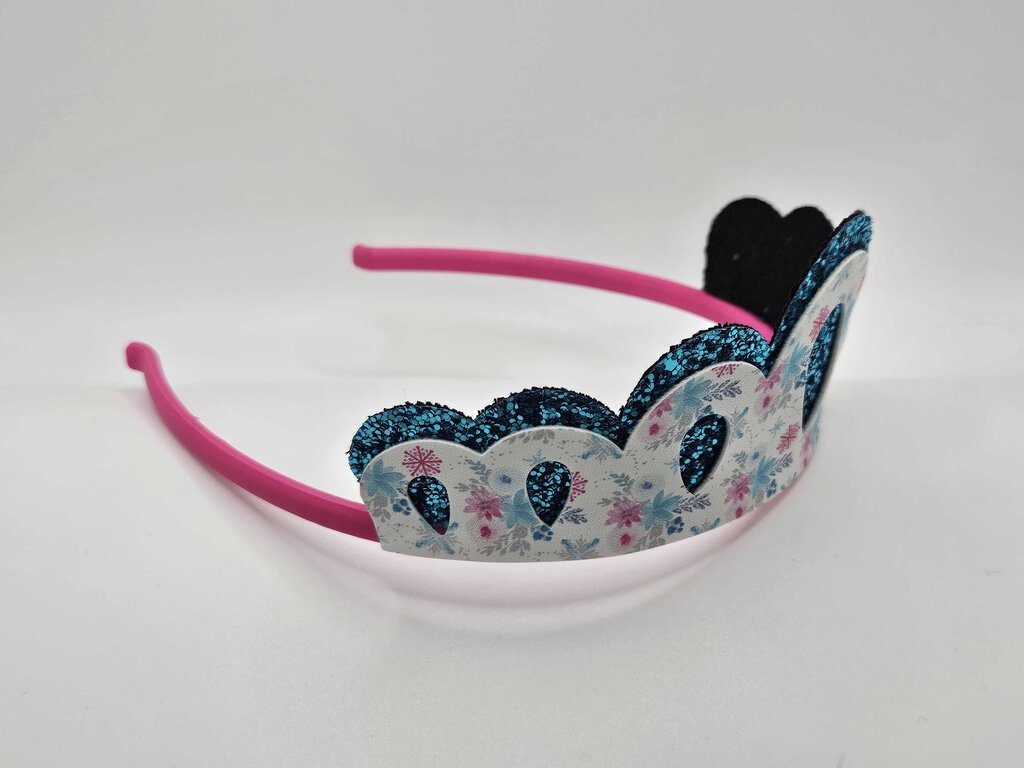 TIARA - Pink/Blue Snowflakes PinkHB