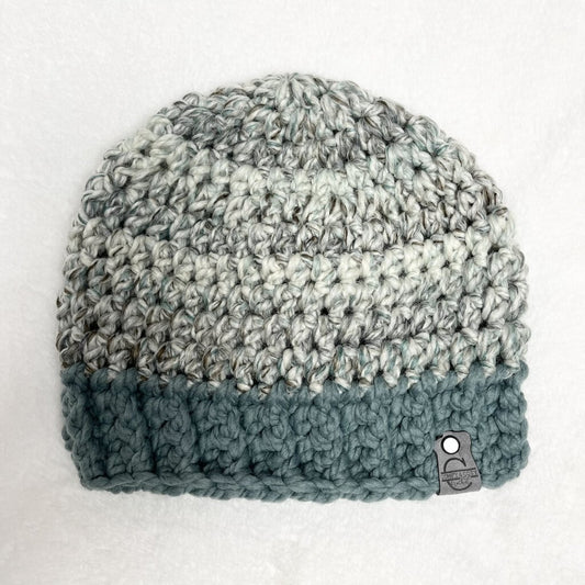 Wool Beanie Hat - Seaglass