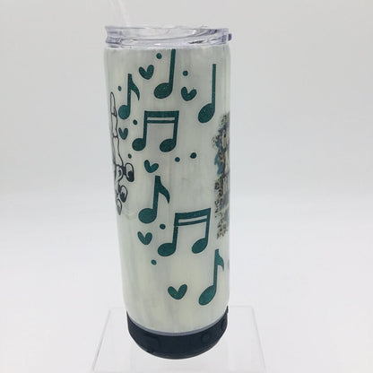 Wireless Bluetooth tumbler- music men