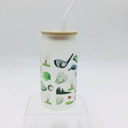 17oz glass Tumbler-golf life - view 1