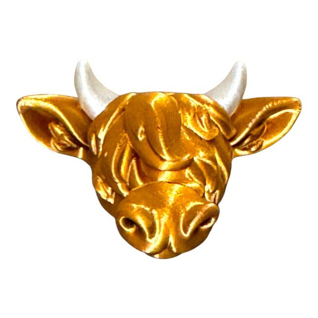 MAGNET HIGHLAND COW MMU COPPER/WHITE