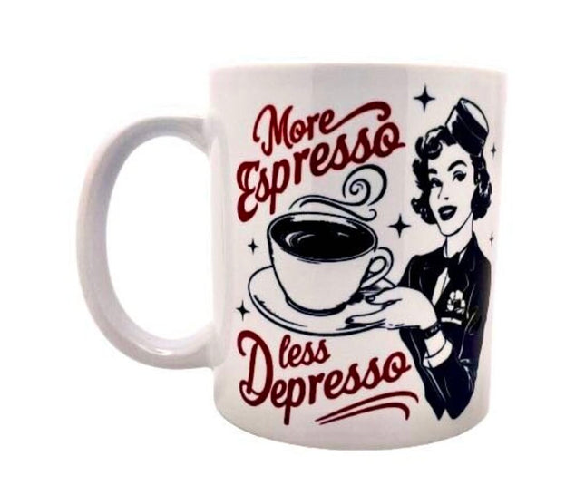 “More Espresso Less Depresso” - Mug