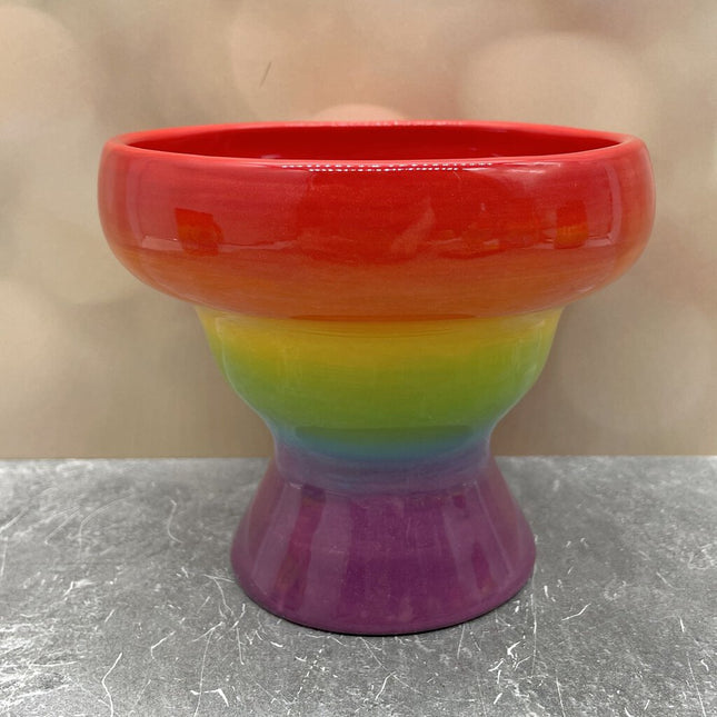 Rainbow margarita glass