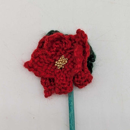 Jollie Poinsettia Floral Stem