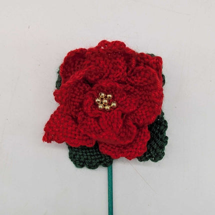 Jollie Poinsettia Floral Stem