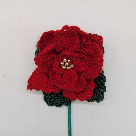 Jollie Poinsettia Floral Stem