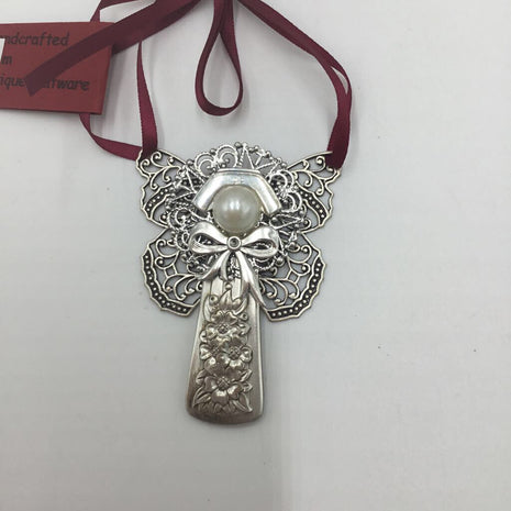 Nurse Angel Ornament full flowers w
