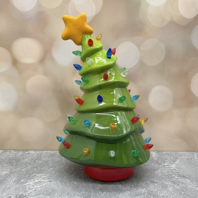 Whimsical Tree Light Up Green