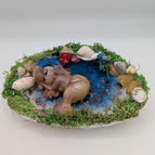 rose gold/blue lg mermaid