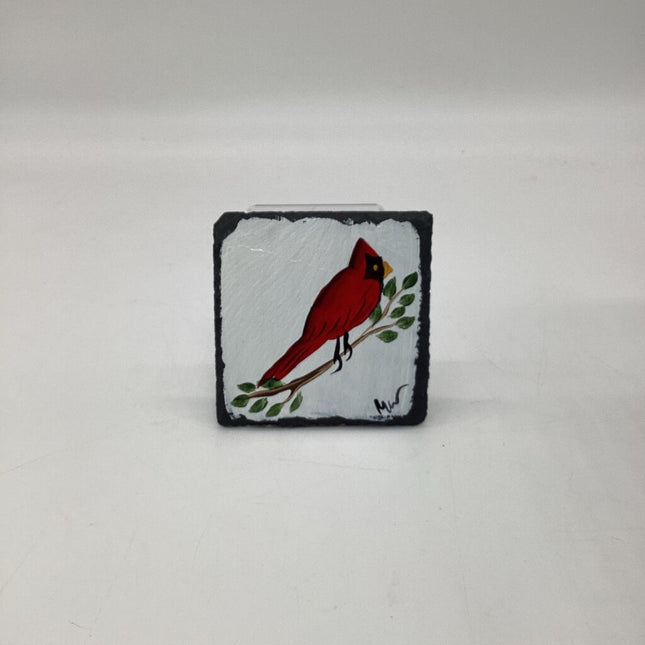 Cardinal single coaster