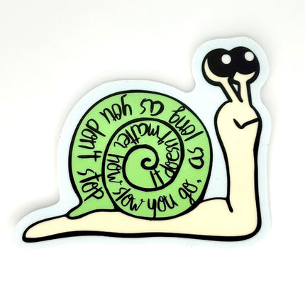 SNAIL VINYL STICKER