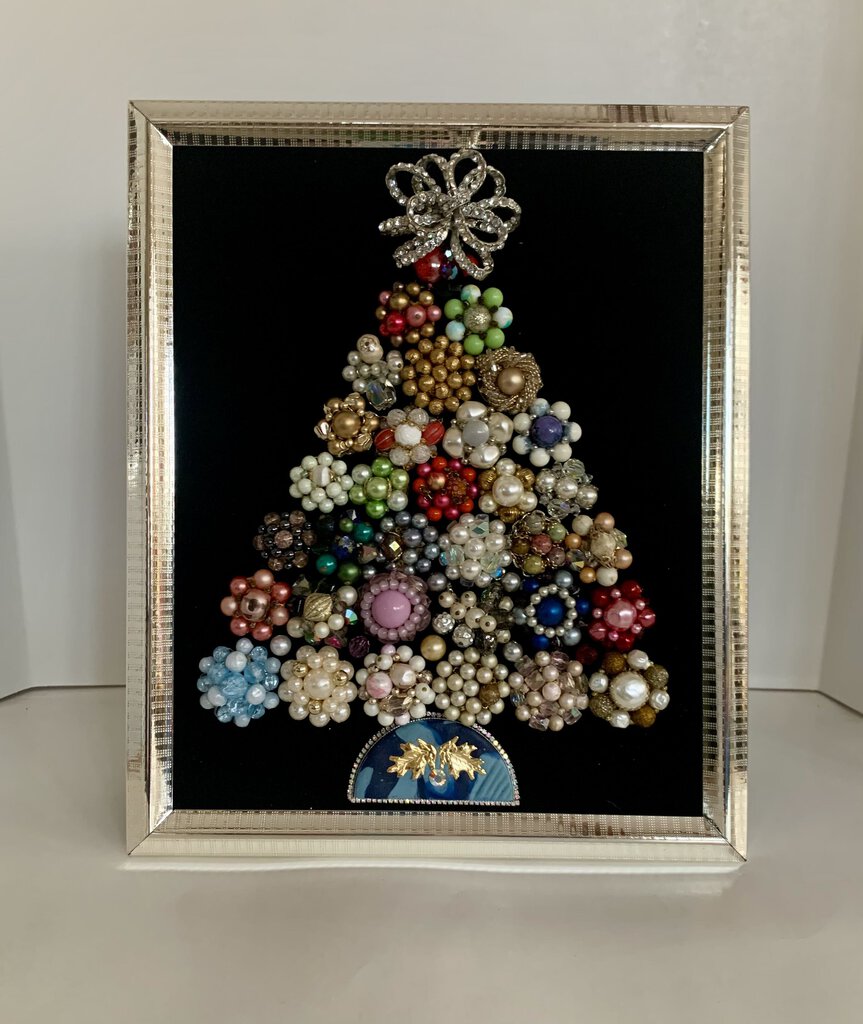 VTG (cluster earrings) CHRISTMAS TREE