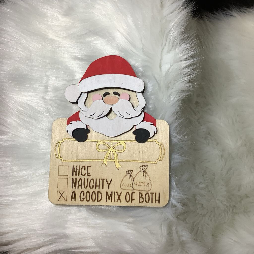 Santa Gift Card Holder - A Good Mix Of Both