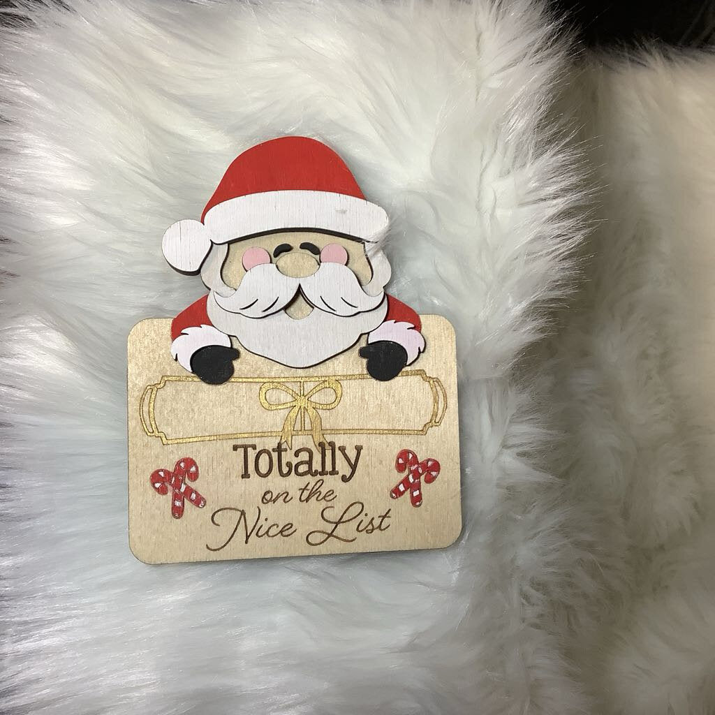 Santa Gift Card Holder - Totally on the Nice List