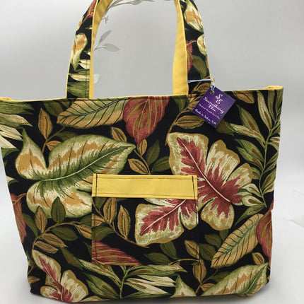 Fall color palm leaves w/ yellow