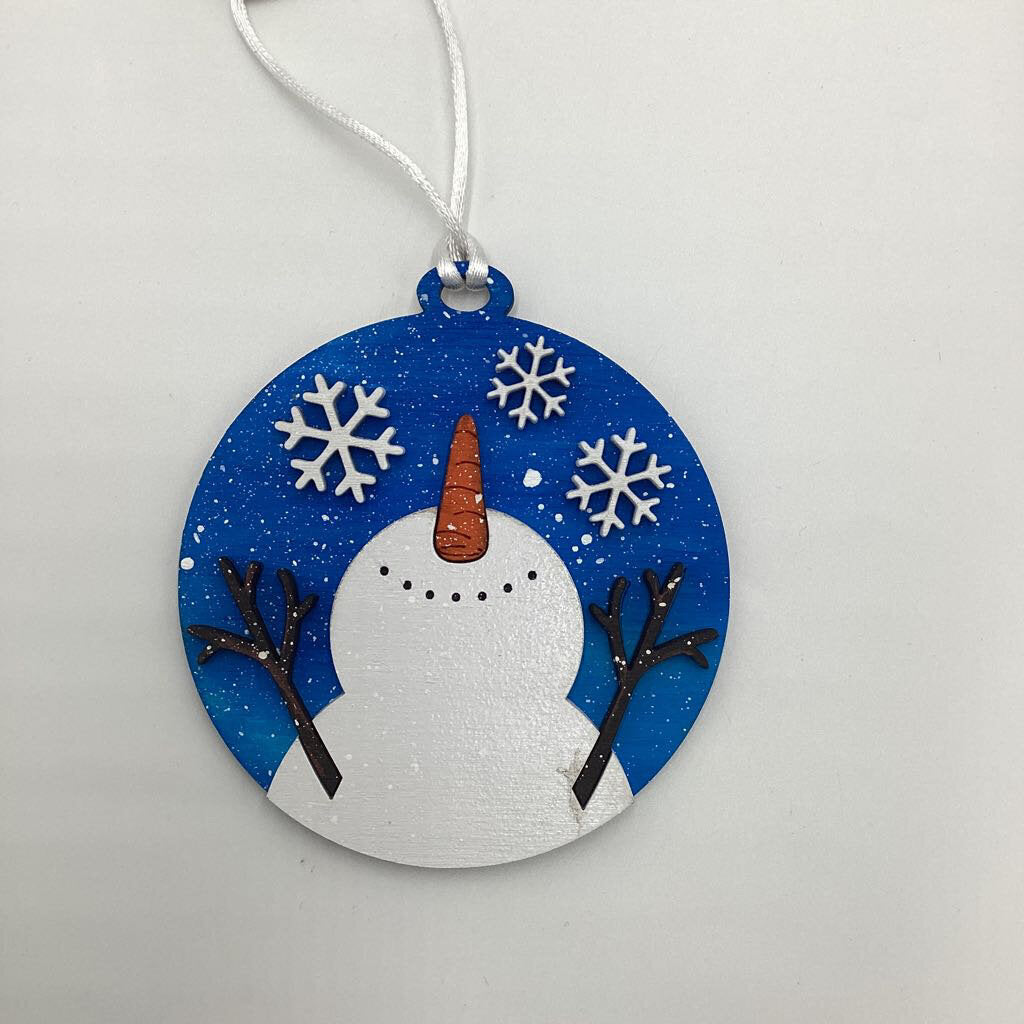 Sky Snowman Ornament