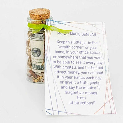 Gem Spell Jar - Money Magic