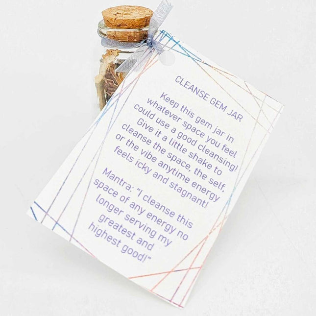 Gem Spell Jar - Cleanse