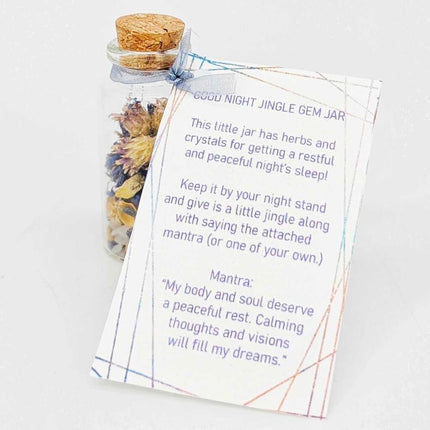 Gem Spell Jar - Good Night