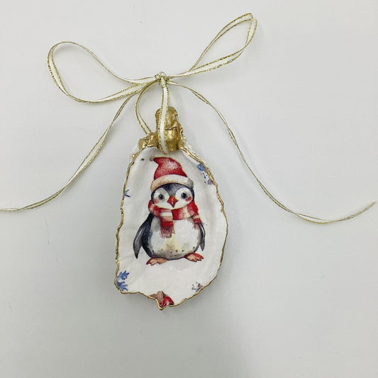 Penguin LG Oyster Ornament (Outer Banks, NC)