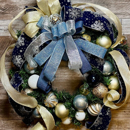 Winter Sparkle Evergreen Wreath