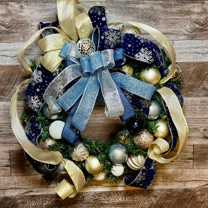 Winter Sparkle Evergreen Wreath