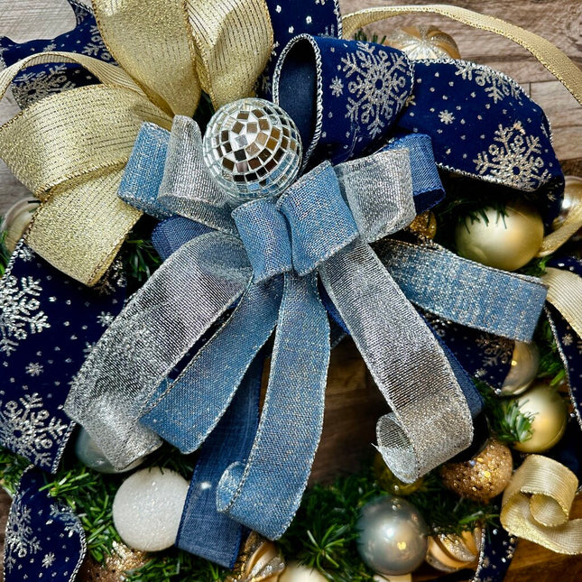 Winter Sparkle Evergreen Wreath