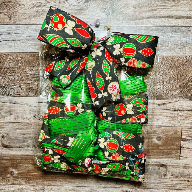 BOW SET OF 8 Handmade Holiday Gift Bows