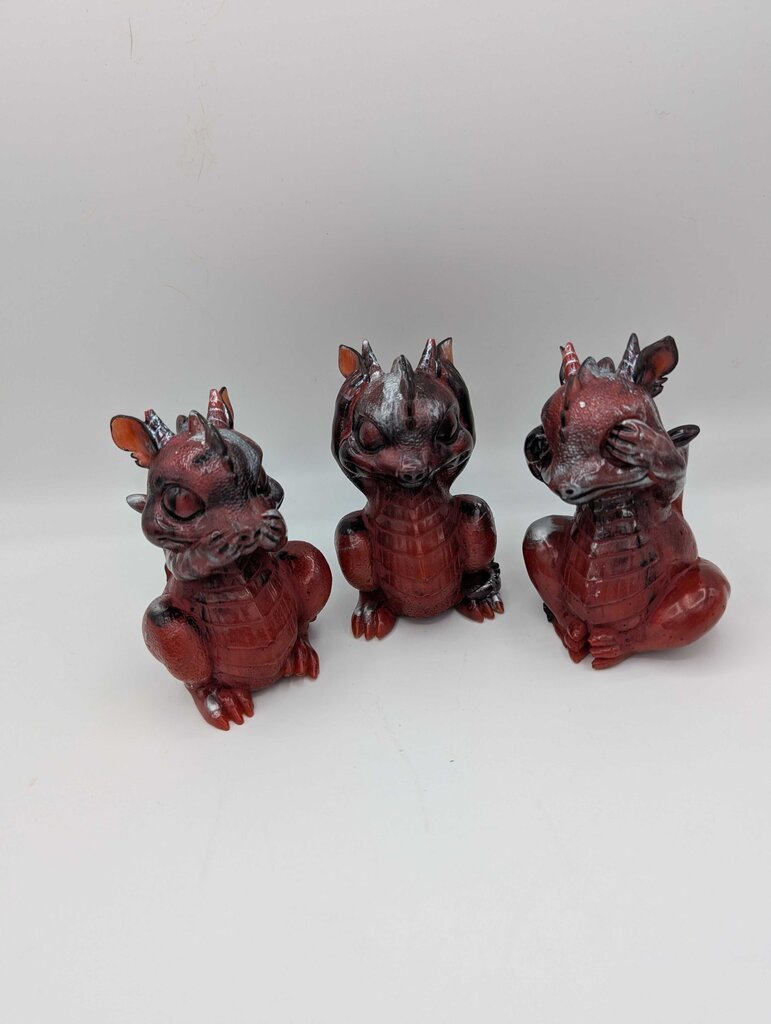No Evil Dragon Trio