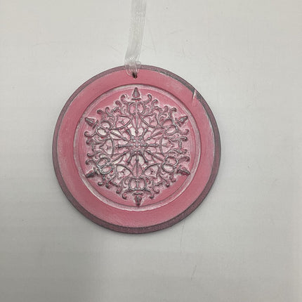 Snowflake Ornament - pink (1)