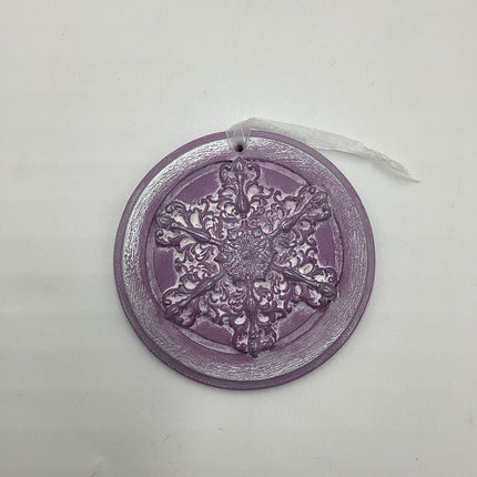 Snowflake Ornament - purple (3)