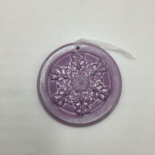 Snowflake Ornament - purple (3)