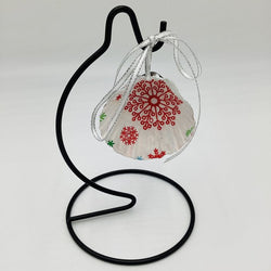 Blue Scallop Snowflakes Ornament (Newport RI) - view 1