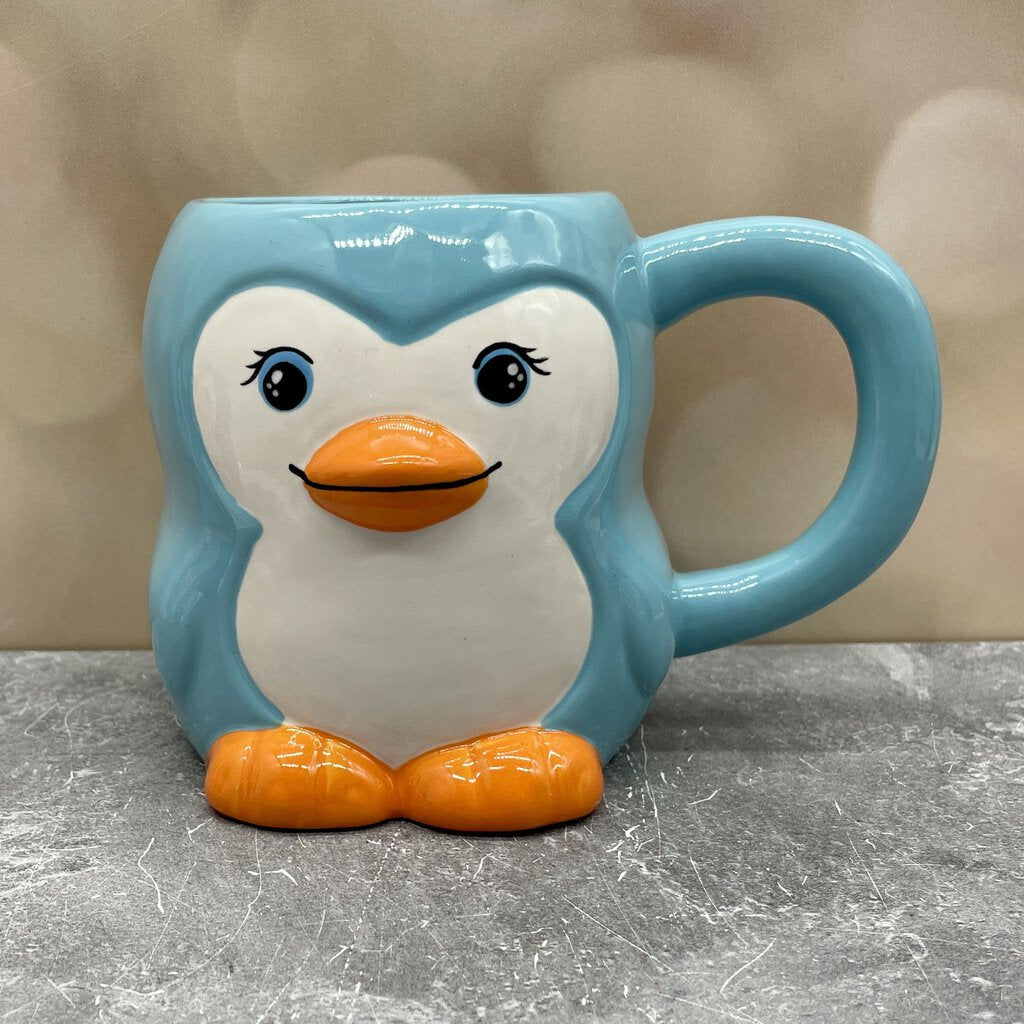 Penguin Mug Blue