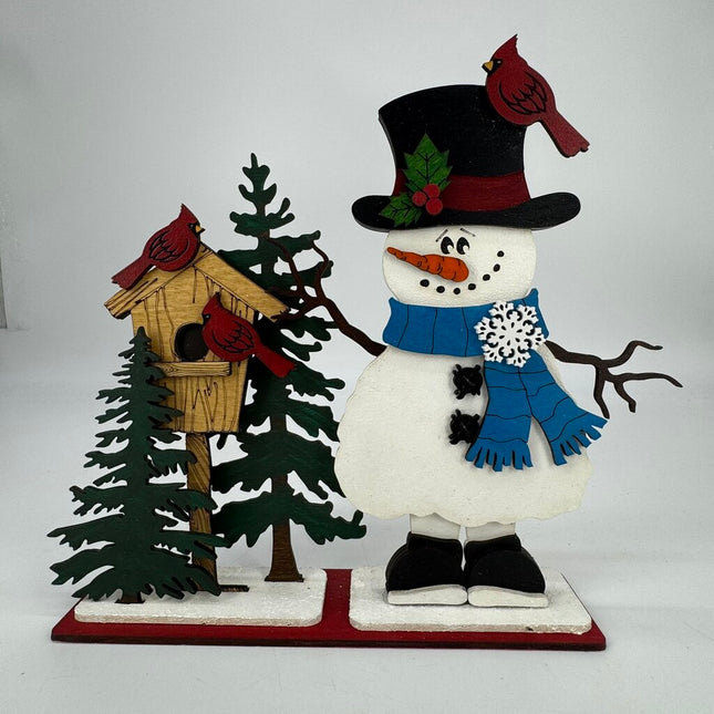 Birdhouse Snowman