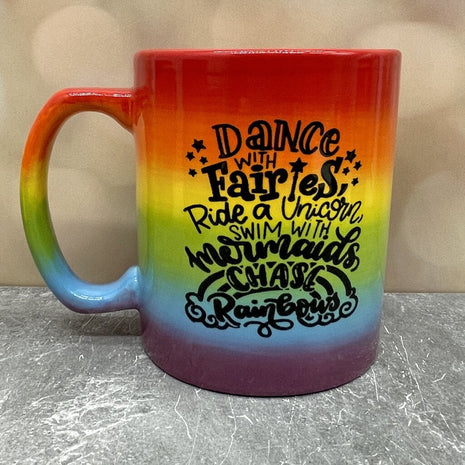 Rainbow Mug Dance Fairies