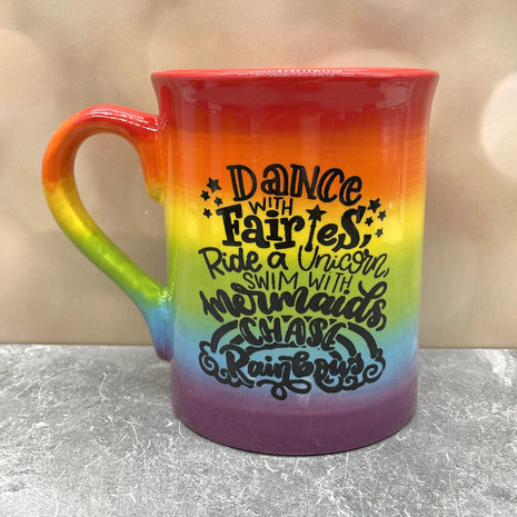Rainbow Mug Dance Fairies