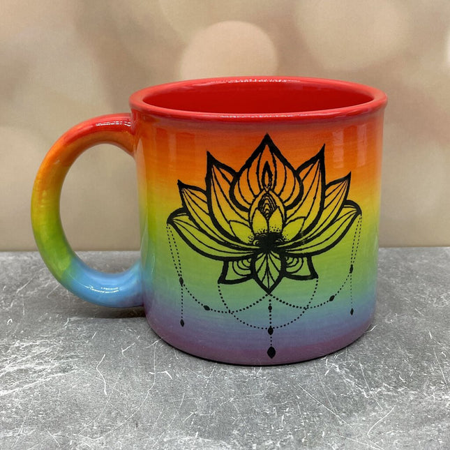 Rainbow Mug Lotus