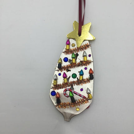 Double sided Christmas Tree Ornament w