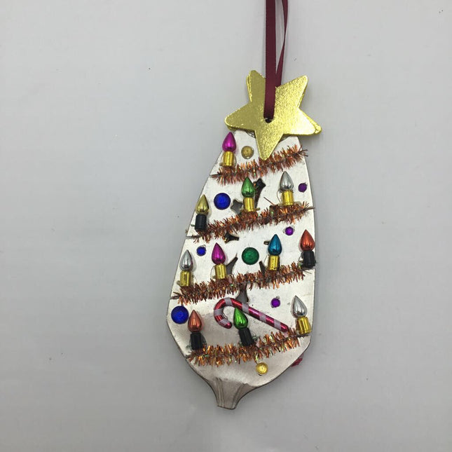 Double sided Christmas Tree Ornament w