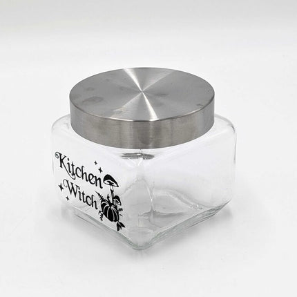 Kitchen witch canister ( short)