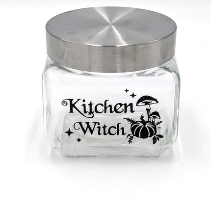 Kitchen witch canister ( short)